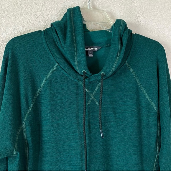 TITLE NINE by Toad & Co Intermosso Hoodie Dress Long Sleeve Gorpcore Travel L - Picture 3 of 13